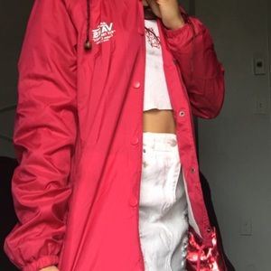 vans rain coat material jacket